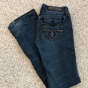 Size 27/34 Rock Revival “Sara” boot cut jean